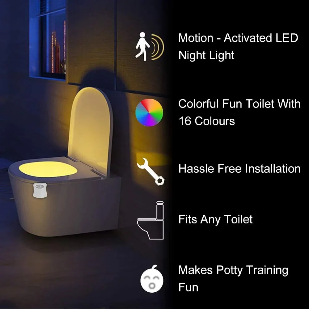 LumiGlow RGB Motion Sensor Night Light